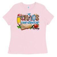 Bubblegum Pink chaos coordinator Ladies Tee - Zillion Design Studio