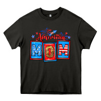 Asphalt American mom Heavy Core Tee - Neo Western