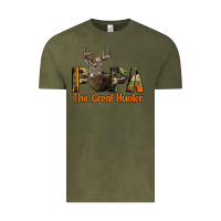 Vintage Olive Western Papa The Great Deer Hunter Vintage Tee - LillyAllenDesigns