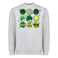 Heather Grey st patrick's day Heavyweight Sweatshirt - MaliasSmallBusiness
