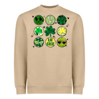 Mushroom st patrick's day Heavyweight Sweatshirt - MaliasSmallBusiness