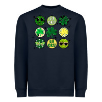 Navy st patrick's day Heavyweight Sweatshirt - MaliasSmallBusiness