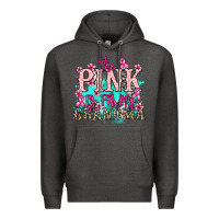 Charcoal Heather The pink is for my Grandma Cancer Awareness Premium Hoodie - HowdyJamesFarm