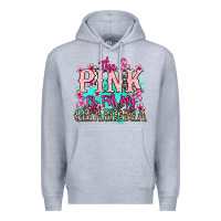 Heather Grey The pink is for my Grandma Cancer Awareness Premium Hoodie - HowdyJamesFarm