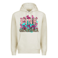 Oatmeal Heather The pink is for my Grandma Cancer Awareness Premium Hoodie - HowdyJamesFarm