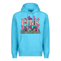 Ocean Blue The pink is for my Grandma Cancer Awareness Premium Hoodie - HowdyJamesFarm