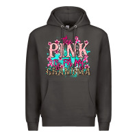 Smoke The pink is for my Grandma Cancer Awareness Premium Hoodie - HowdyJamesFarm