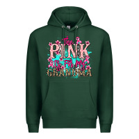 Sports Green The pink is for my Grandma Cancer Awareness Premium Hoodie - HowdyJamesFarm