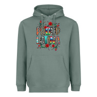 Sage Proud Latina Heavyweight Hoodie - texasbilliewilder