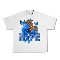 Lunar Rock hope blueribboncolon cancer nails Urban Heavy Tee - NancyCooperArtShop