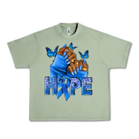 Oil Green hope blueribboncolon cancer nails Urban Heavy Tee - NancyCooperArtShop
