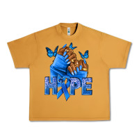 Peanut Butter hope blueribboncolon cancer nails Urban Heavy Tee - NancyCooperArtShop