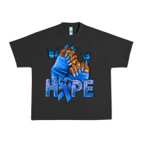 Pigment Black hope blueribboncolon cancer nails Urban Heavy Tee - NancyCooperArtShop