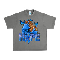 Tornado hope blueribboncolon cancer nails Urban Heavy Tee - NancyCooperArtShop