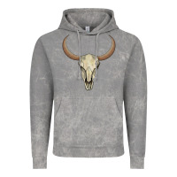 Cloud Rock bull skull Vintage Hoodie - AdoDesignShop