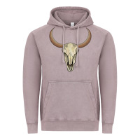 Vintage Zinc bull skull Vintage Hoodie - AdoDesignShop