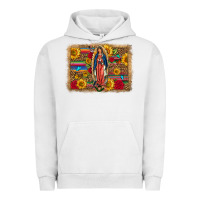 Pigment Lunar Rock Our Lady Of Guadalupe Glitter Leopard Flowers Urban Hoodie - FaDigitalArtStudio