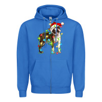 True Royal christmas chocolate boston terrier Zipper Hoodie - LillyAllenDesigns