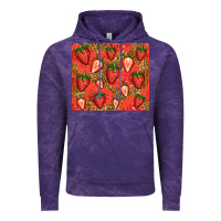 Cloud Purple strawberries Vintage Hoodie - Jasminsmagicworld