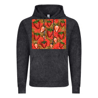 Vintage Black strawberries Vintage Hoodie - Jasminsmagicworld