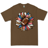 Cacao american football sunflower Premium Tee - HRA Design Shop