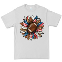 Dove Grey american football sunflower Premium Tee - HRA Design Shop