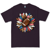 Plum american football sunflower Premium Tee - HRA Design Shop