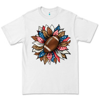 White american football sunflower Premium Tee - HRA Design Shop