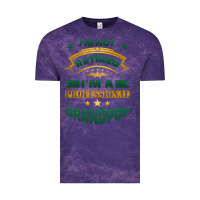 Cloud Purple i'm not retired i'm a professional grandpop Vintage Tee - Jasminsmagicworld
