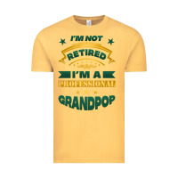 Vintage Mustard i'm not retired i'm a professional grandpop Vintage Tee - Jasminsmagicworld