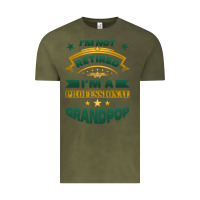 Vintage Olive i'm not retired i'm a professional grandpop Vintage Tee - Jasminsmagicworld