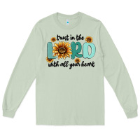 Matcha trust in the lord with all your heart Long Sleeve Tee - MaliasSmallBusiness
