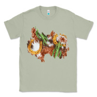 Matcha horseshoe cowhide cactus patch Classic Tee - AdoDesignShop
