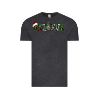 Vintage Black believe Christmas tree Vintage Tee - AdoDesignShop