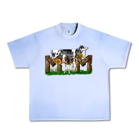 Grape Ice Western Holstein Cow And Baby Cow Mom Urban Heavy Tee - LillyAllenDesigns