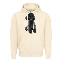 Sandshell black poodles dog Zipper Hoodie - LillyAllenDesigns