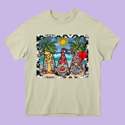 Summer Gnome Mousepad Heavy Core Tee Designed By Sublimationcraftshop