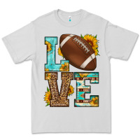 Dove Grey western love american football Premium Tee - HRA Design Shop