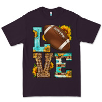 Plum western love american football Premium Tee - HRA Design Shop