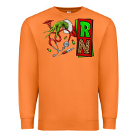Carrot Christmas Character  Nurse Premium Sweatshirt - NancyCooperArtShop