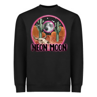 Black neon moon Heavyweight Sweatshirt - MaliasSmallBusiness