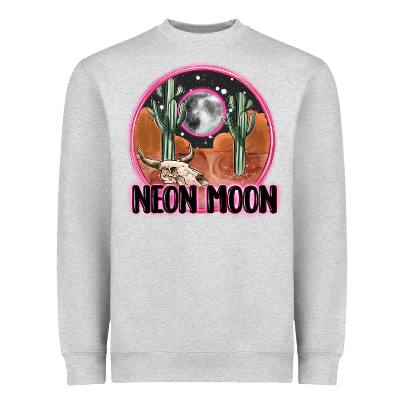 Neon Moon Heavyweight Sweatshirt by MaliasSmallBusiness | Teevron