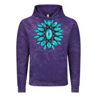 Cloud Purple turqoise gemstone Vintage Hoodie - AdoDesignShop