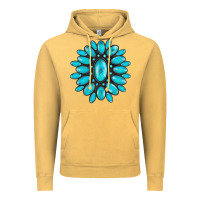 Vintage Mustard turqoise gemstone Vintage Hoodie - AdoDesignShop