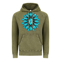 Vintage Olive turqoise gemstone Vintage Hoodie - AdoDesignShop