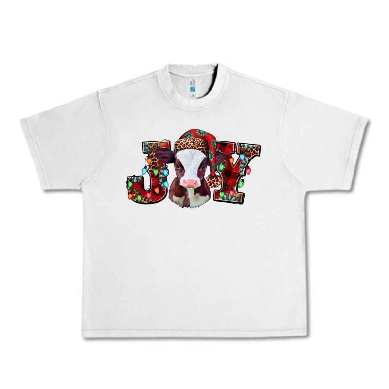 Joy Baby Cow Christmas Urban Heavy Tee by Jasminsmagicworld | Teevron