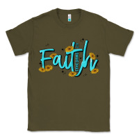 Army Green faith Classic Tee - MaliasSmallBusiness