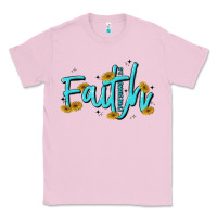 Bubblegum Pink faith Classic Tee - MaliasSmallBusiness