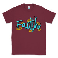 Burgundy faith Classic Tee - MaliasSmallBusiness