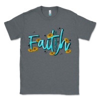 Charcoal Heather faith Classic Tee - MaliasSmallBusiness